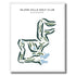 Island Hills Golf Club, Michigan - Printed Golf Course