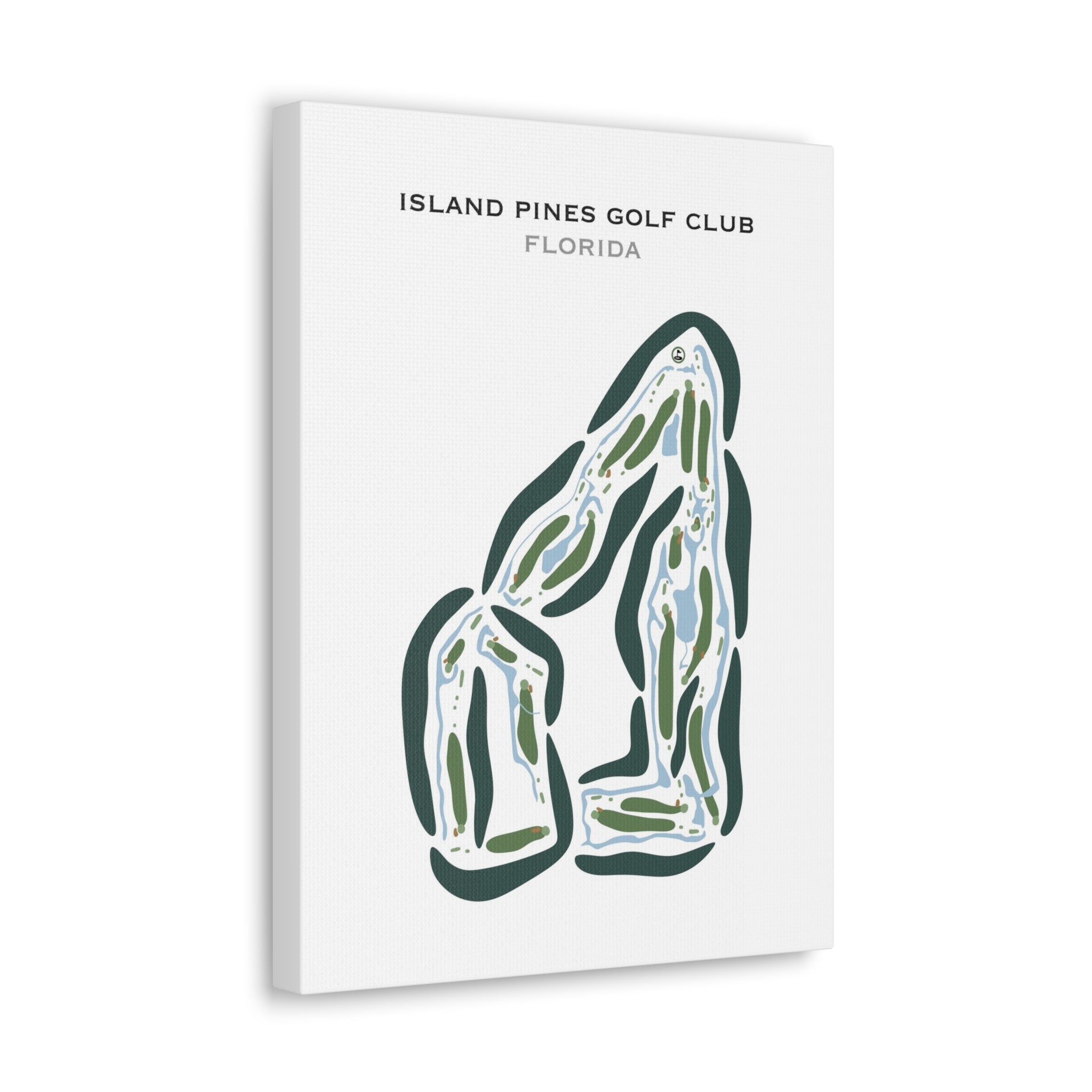 Island Pines Golf Club, Florida - Printed Golf Courses