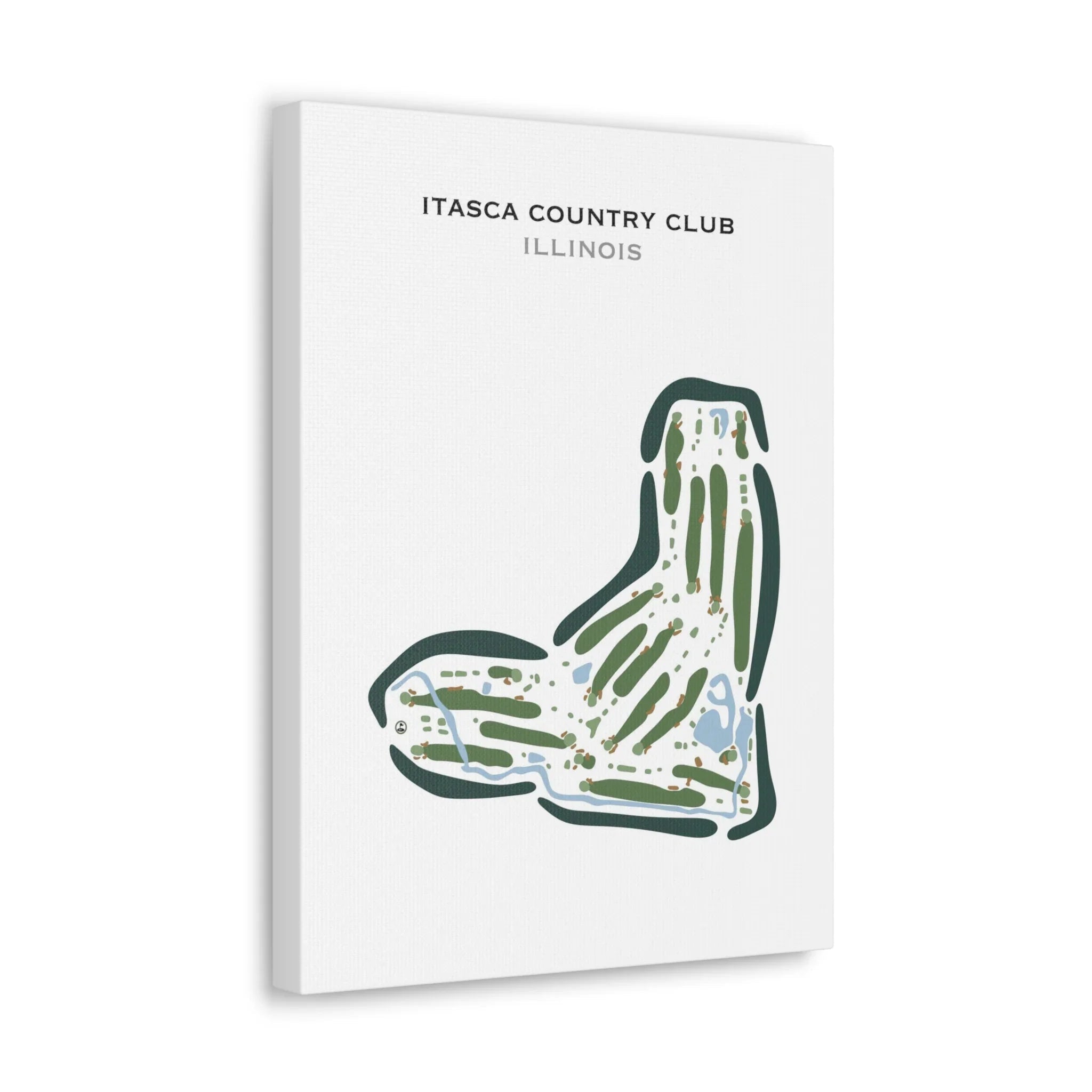 Itasca Country Club, Illinois - Printed Golf Courses