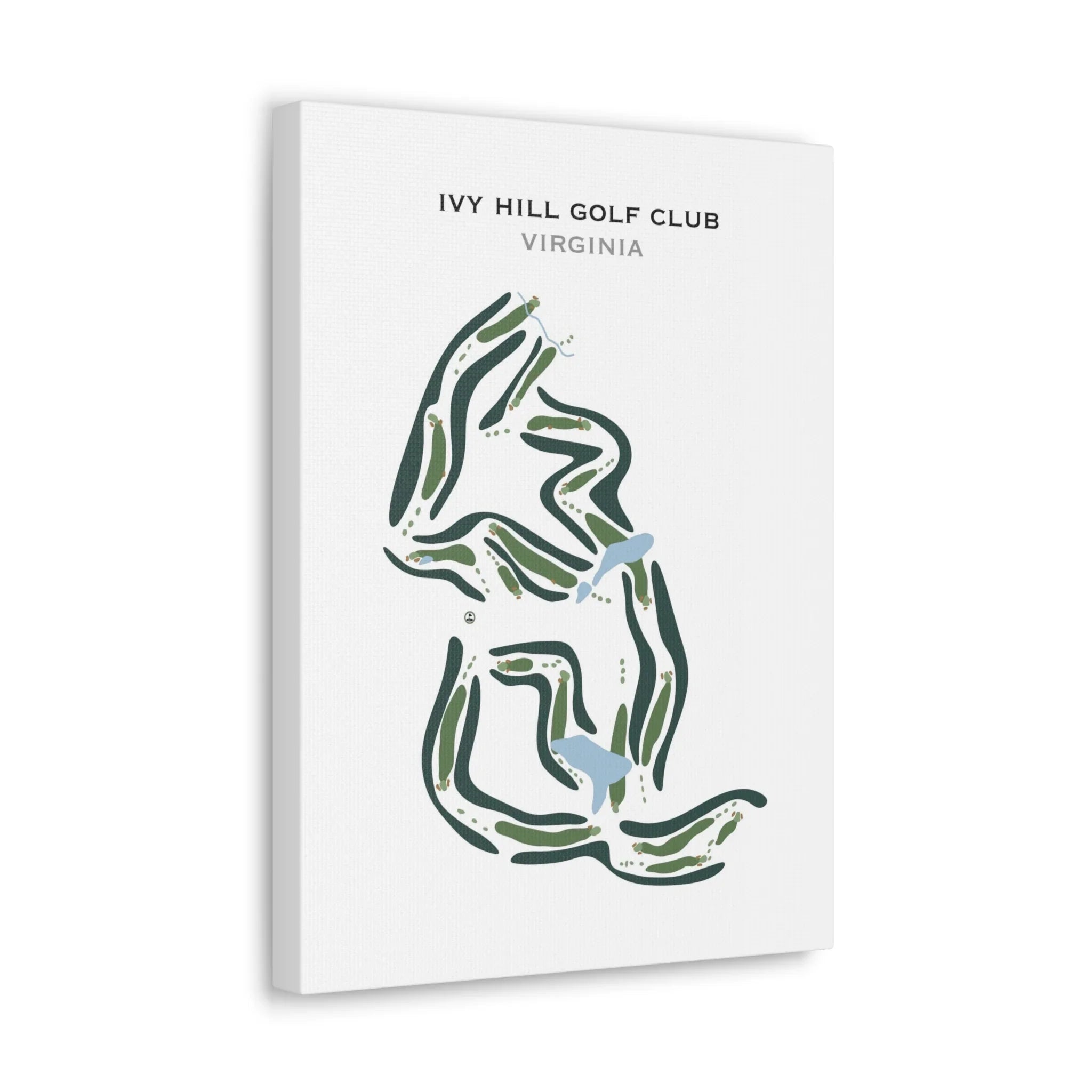 Ivy Hill Golf Club, Virginia - Printed Golf Courses