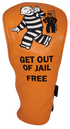 Get Out of Jail Free Embroidered Driver Headcover by ReadyGOLF