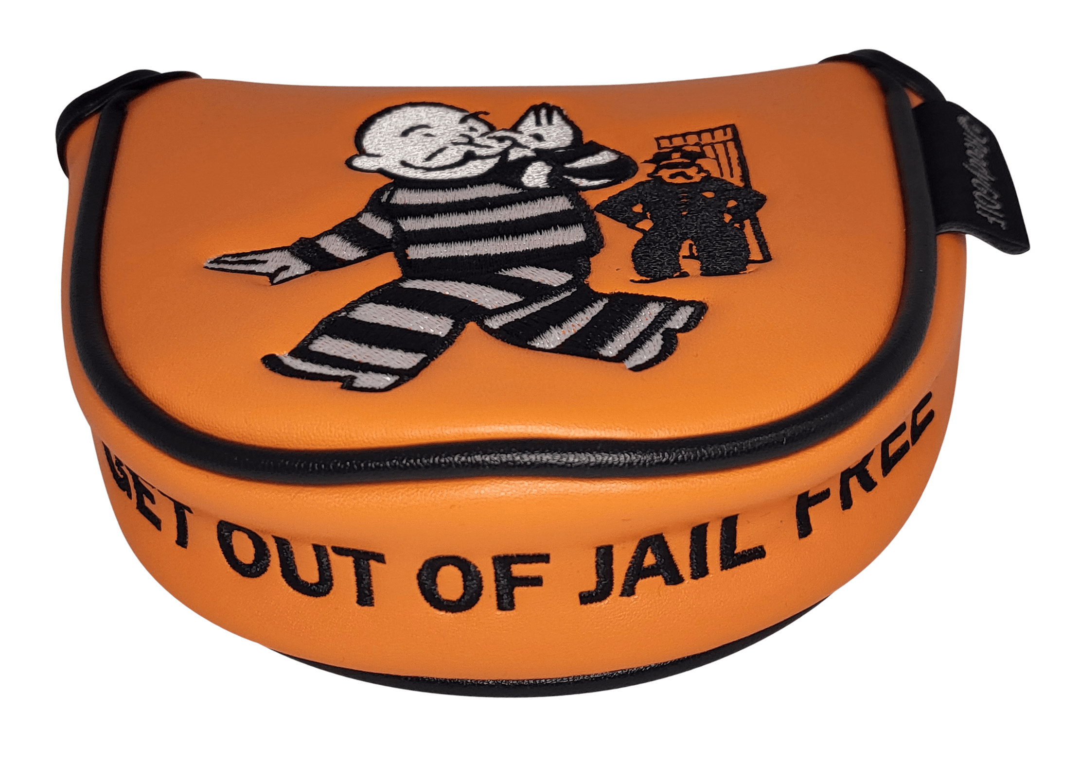 Get Out of Jail Embroidered Putter Cover - Mallet