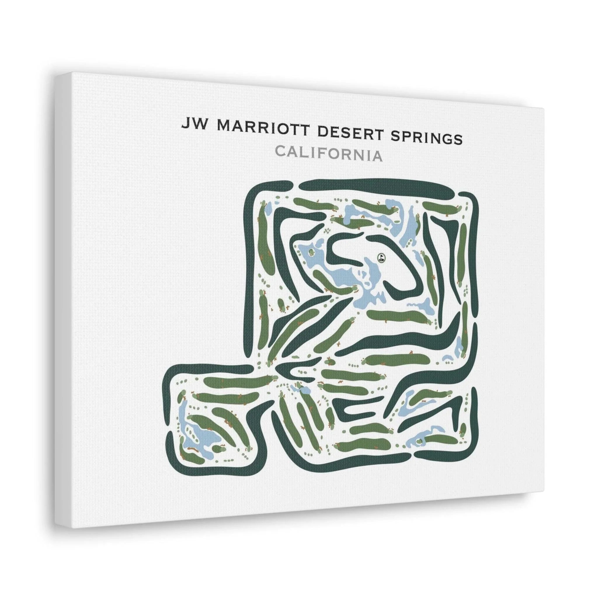 JW Marriott Desert Springs, California - Printed Golf Courses