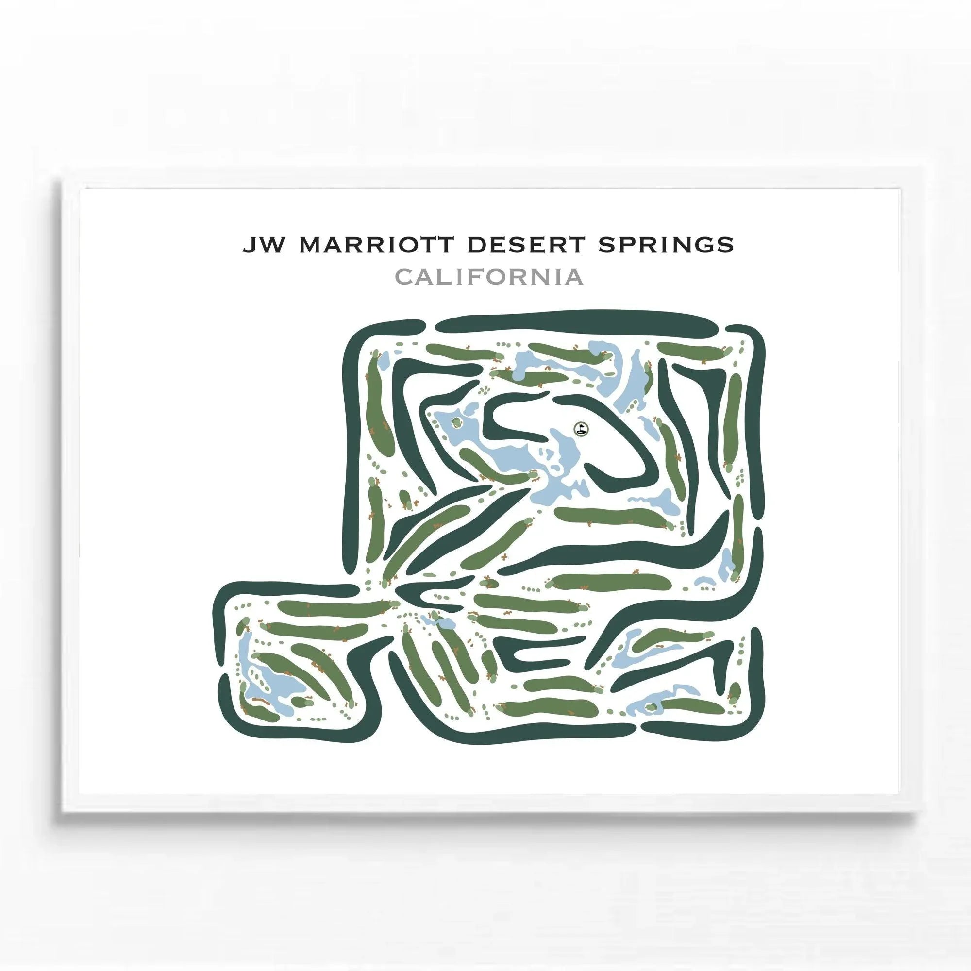 JW Marriott Desert Springs, California - Printed Golf Courses
