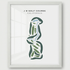 J B Golf Course, California - Printed Golf Courses