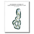 Jacaranda Course at Cane Garden Country Club, Florida - Printed Golf Courses