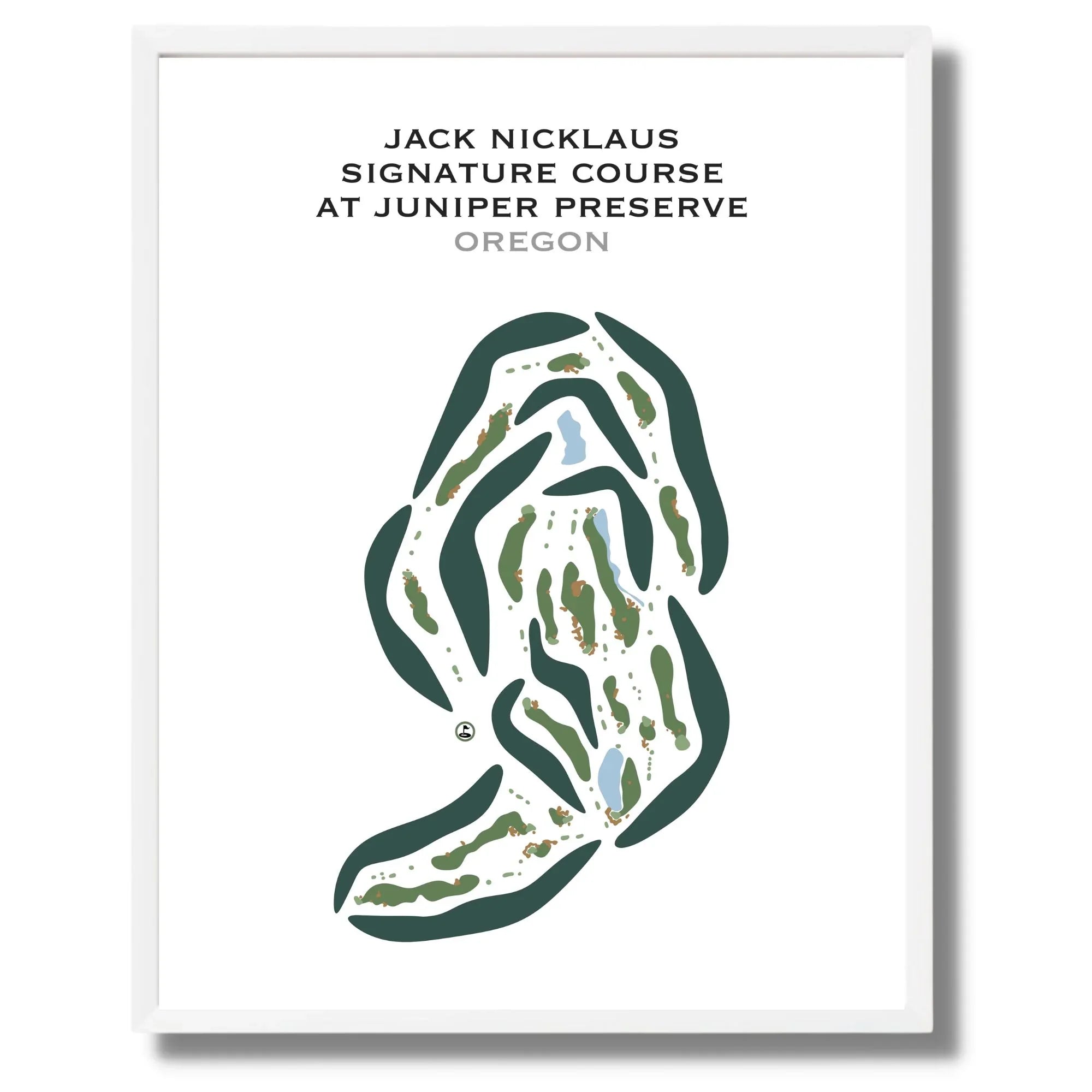 Jack Nicklaus Signature Course at Juniper Preserve, Oregon - Printed Golf Courses