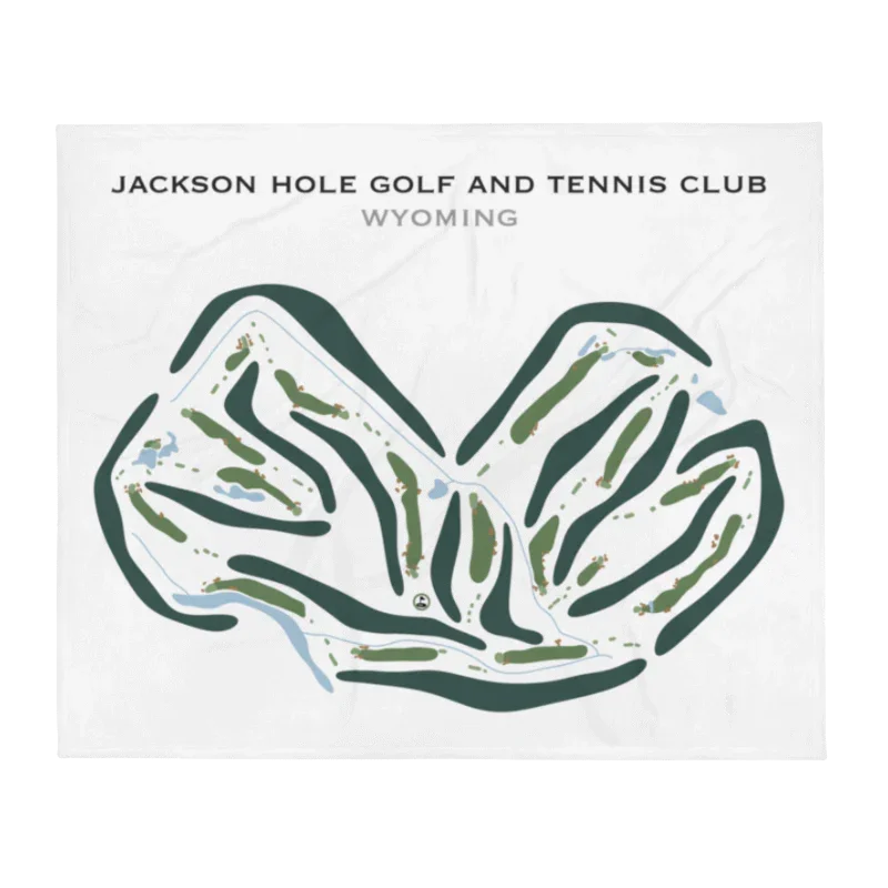 Jackson Hole Golf & Tennis Club, Wyoming - Printed Golf Courses