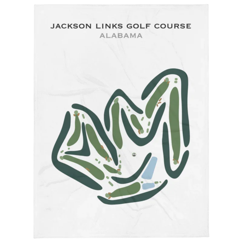Jackson Links Golf Course, Alabama - Printed Golf Courses