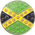 Jamaica Flag Crystal Ball Marker & Hat Clip by ReadyGOLF
