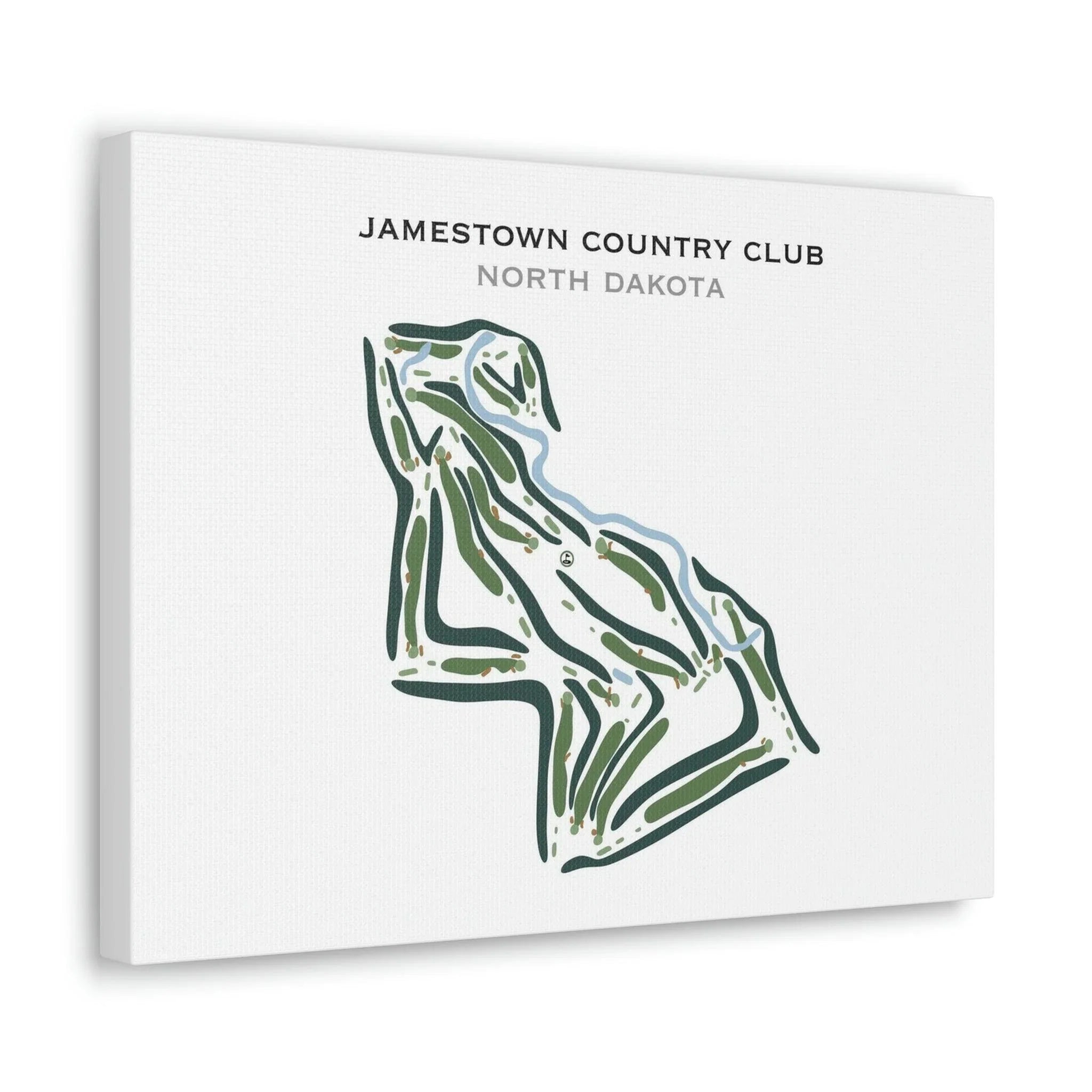 Jamestown Country Club, North Dakota - Printed Golf Courses