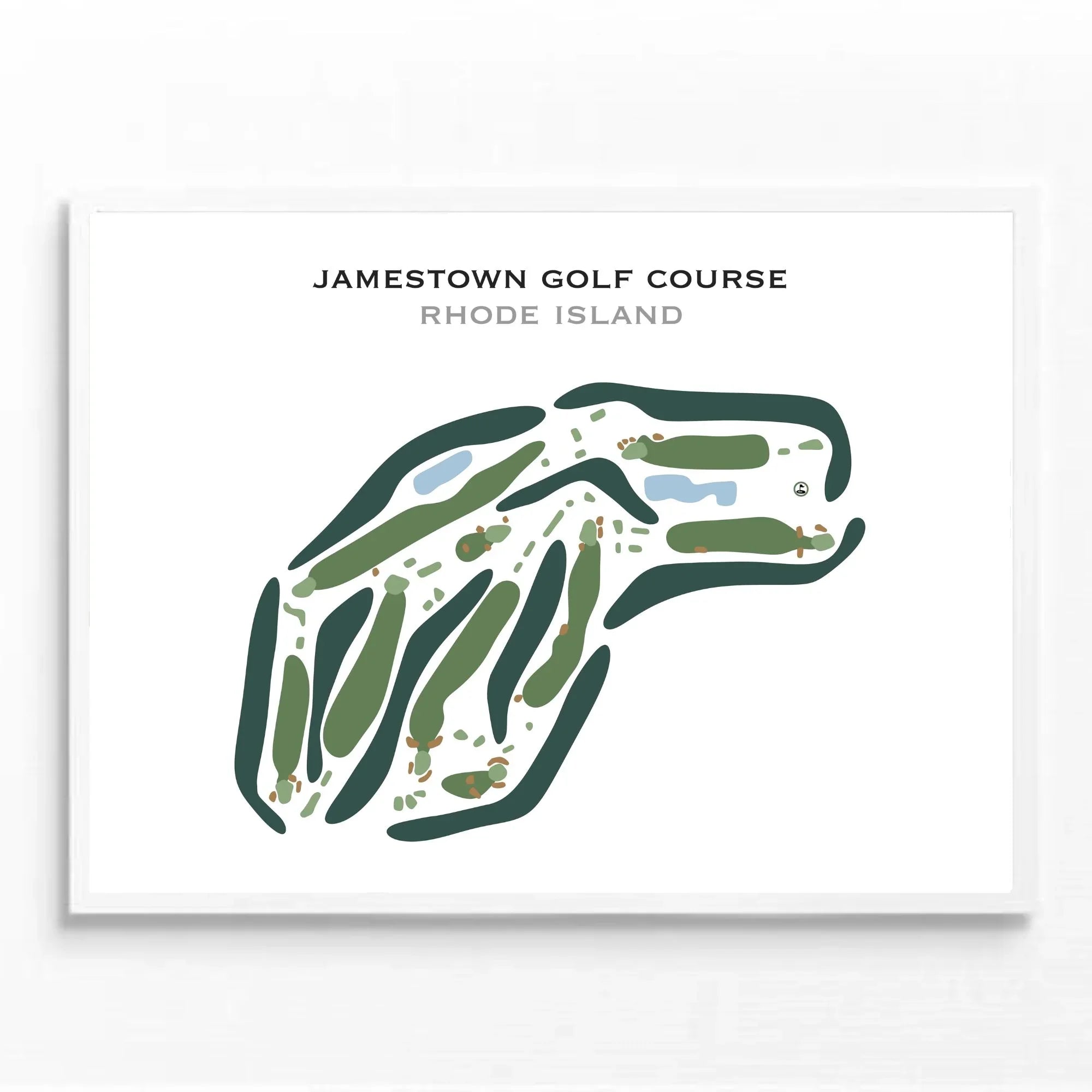 Jamestown Golf Course, Rhode Island - Printed Golf Courses