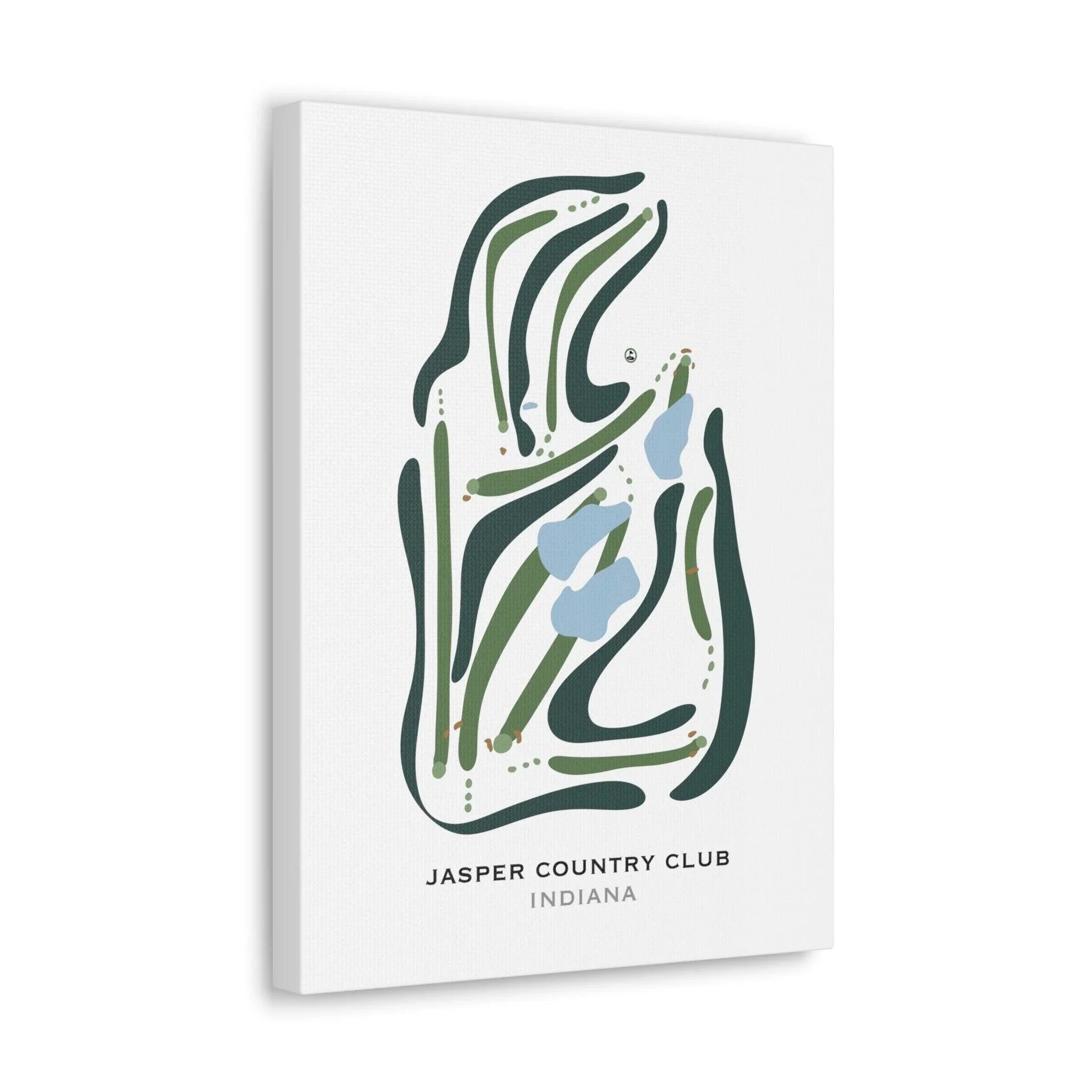 Jasper Country Club, Indiana - Printed Golf Courses