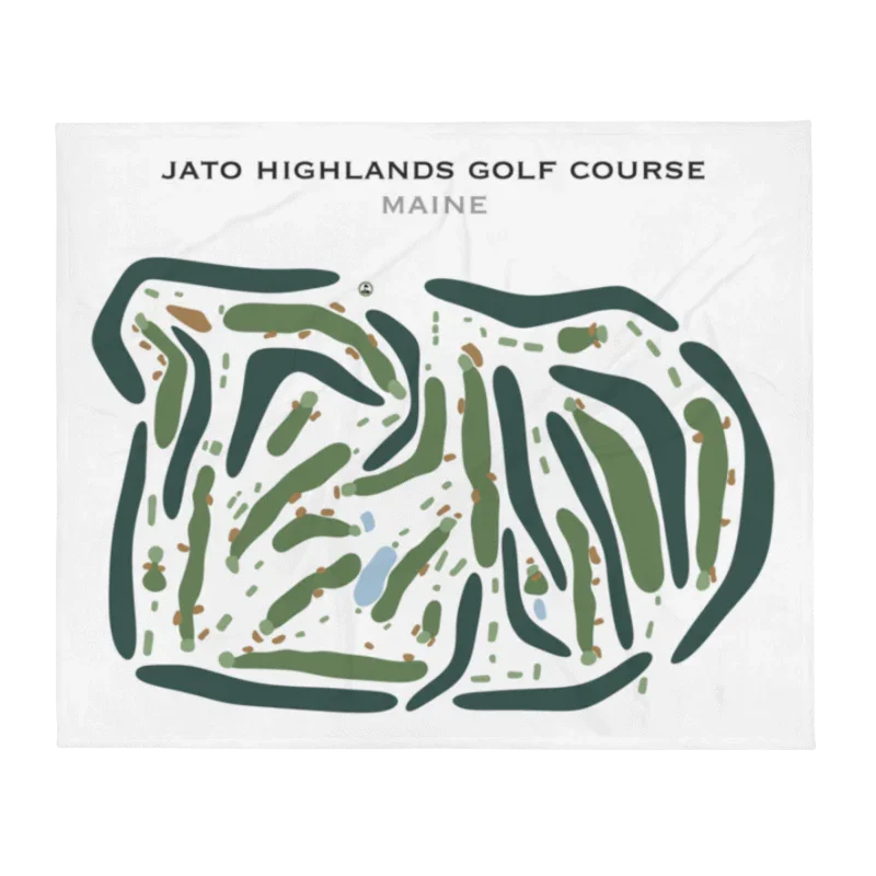 Jato Highlands Golf Course, Maine - Printed Golf Courses