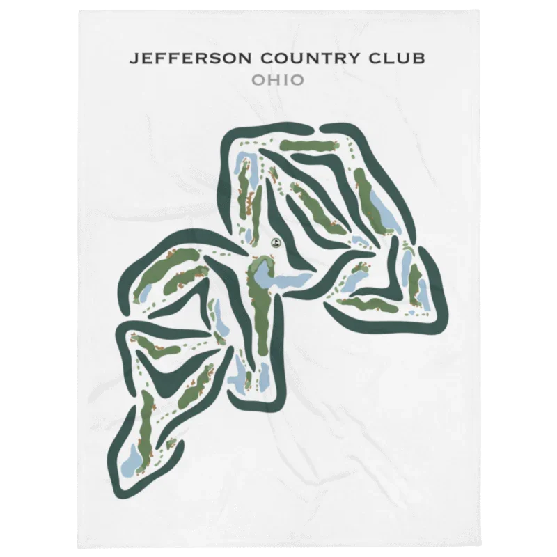 Jefferson Country Club, Ohio - Printed Golf Courses