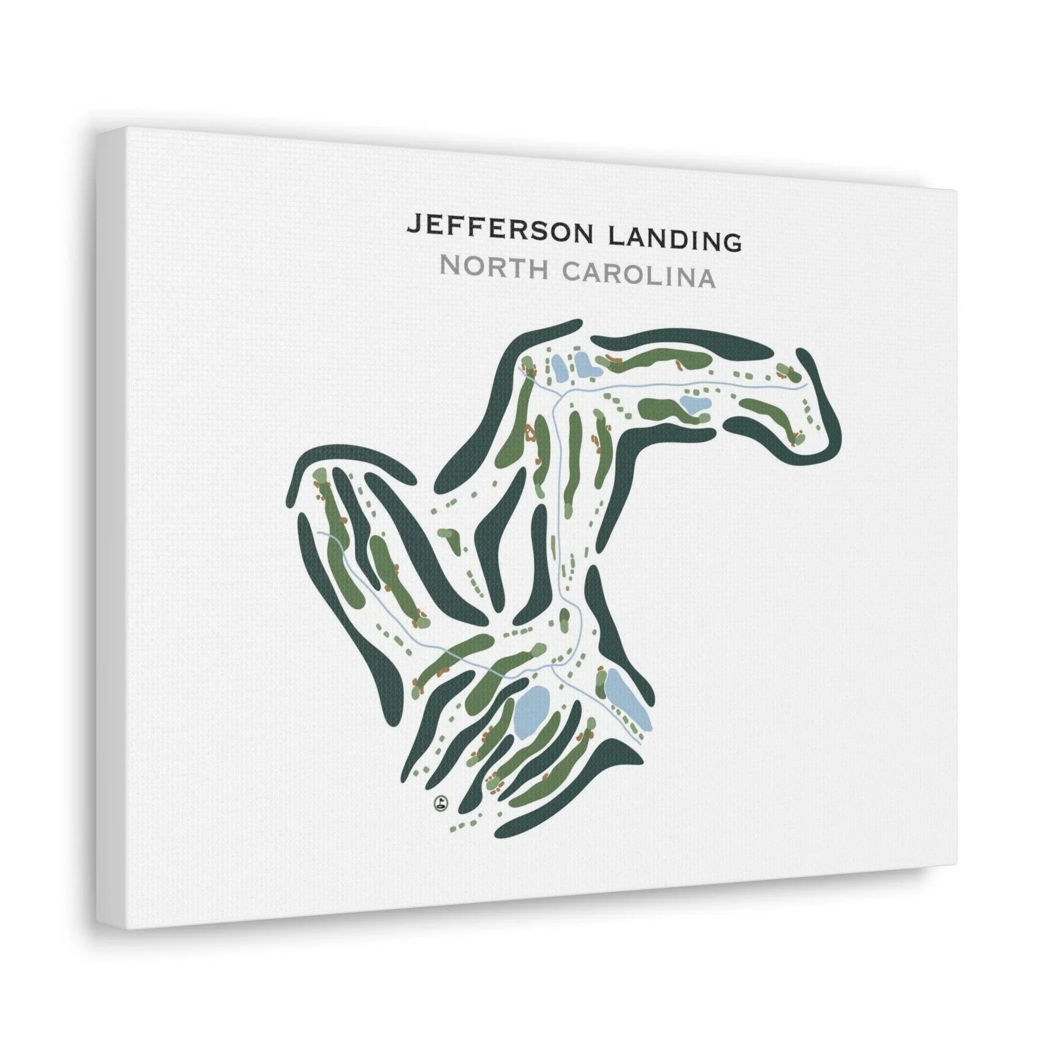 Jefferson Landing, North Carolina - Printed Golf Course