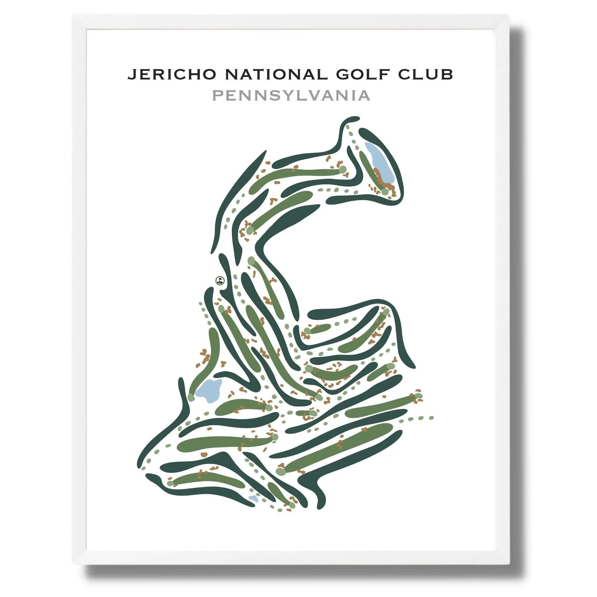 Jericho National Golf Club, Pennsylvania - Printed Golf Courses