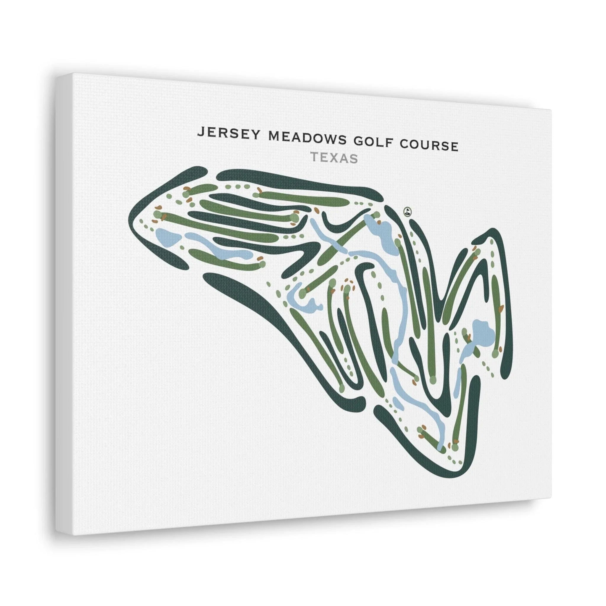 Jersey Meadow Golf Course, Texas - Printed Golf Courses