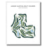 Jimmie Austin Golf Course, Oklahoma - Printed Golf Course