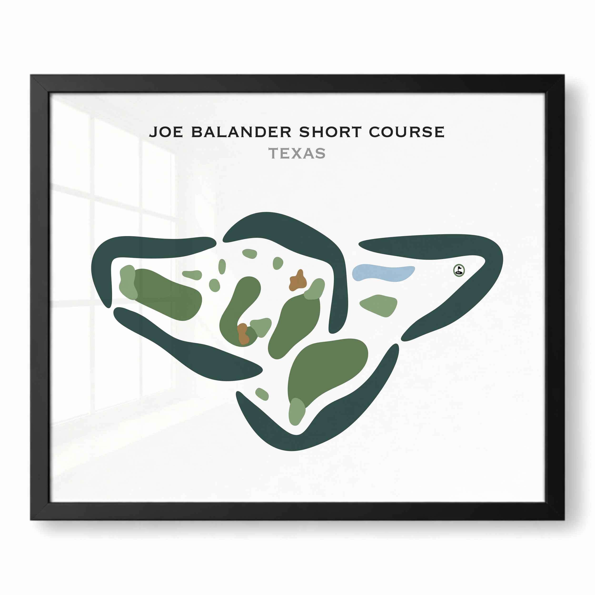 Joe Balander Short Course, Texas - Printed Golf Courses