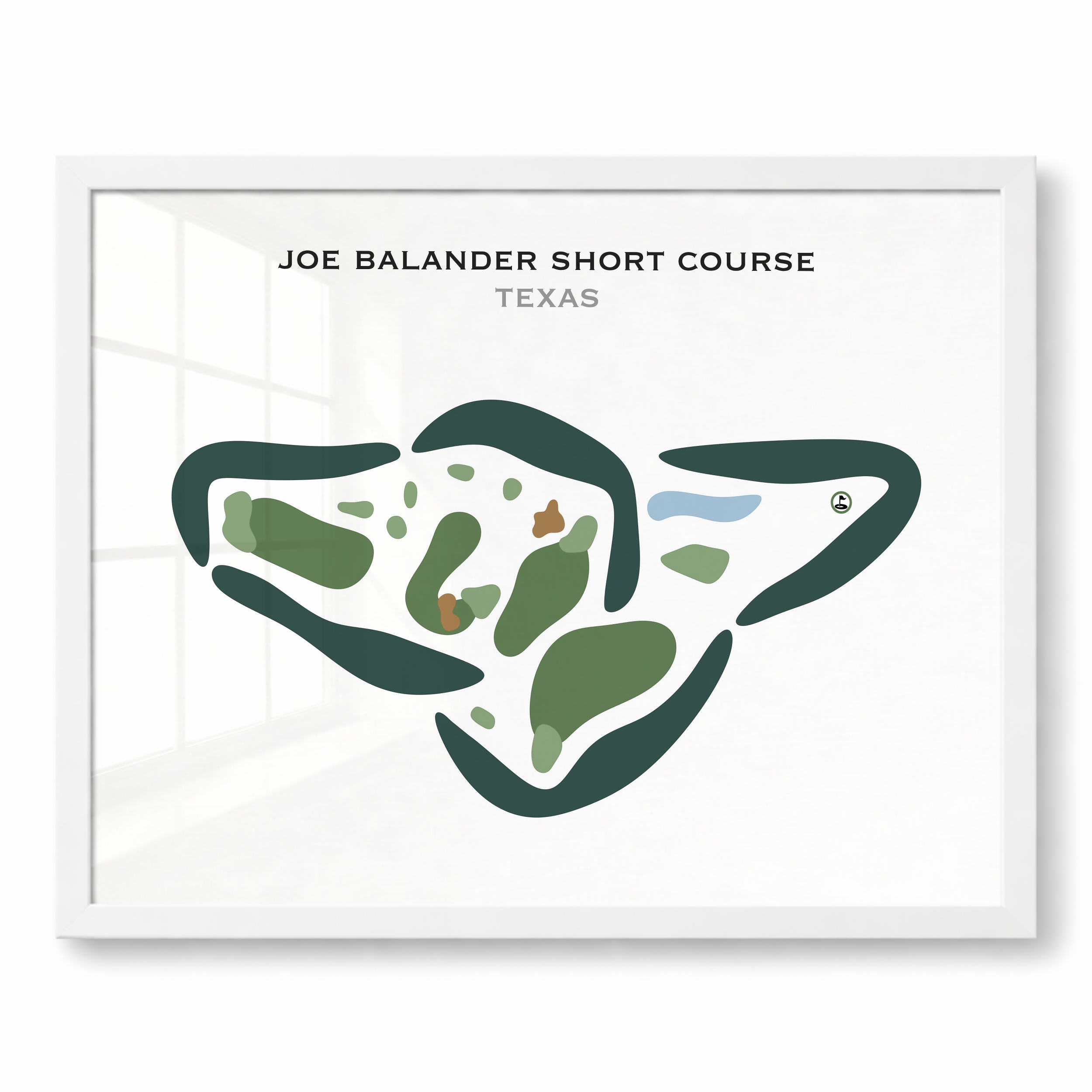 Joe Balander Short Course, Texas - Printed Golf Courses