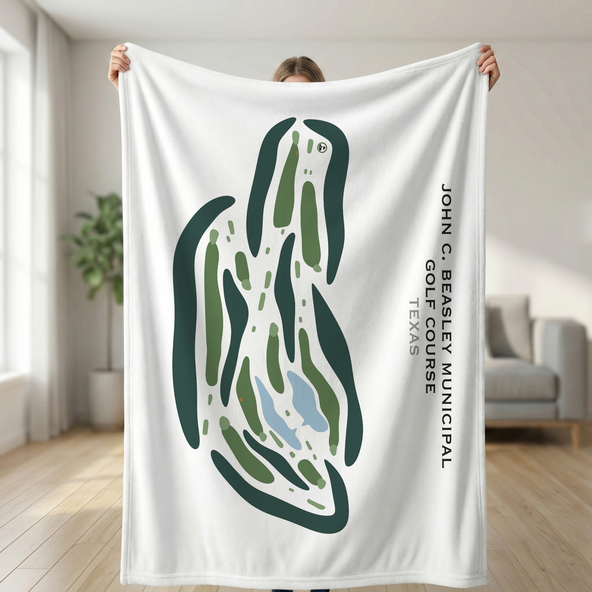 John C. Beasley Municipal Golf Course, Texas - Printed Golf Courses