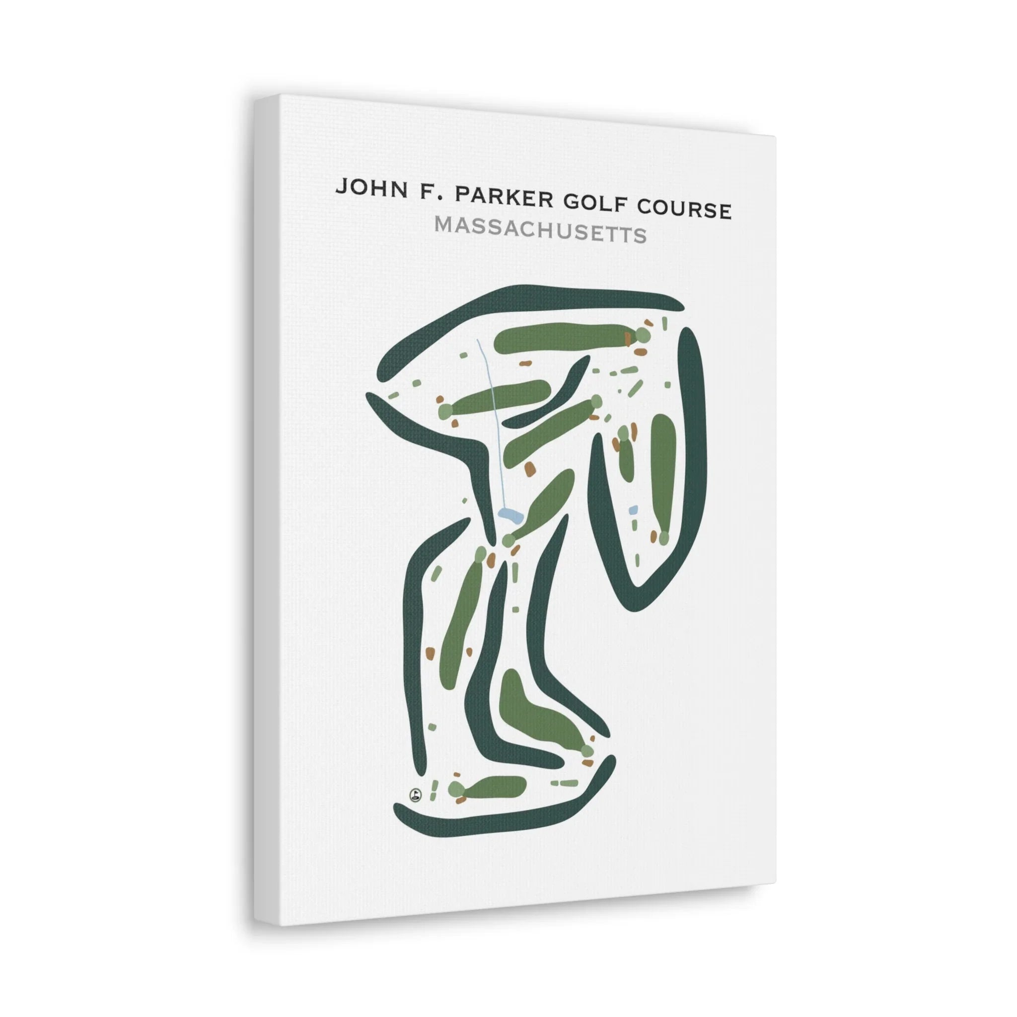John F. Parker Golf Course, Massachusetts - Printed Golf Courses