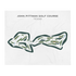 John Pitman Golf Course, Texas - Printed Golf Courses