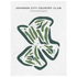 Johnson City Country Club, Tennessee - Printed Golf Courses
