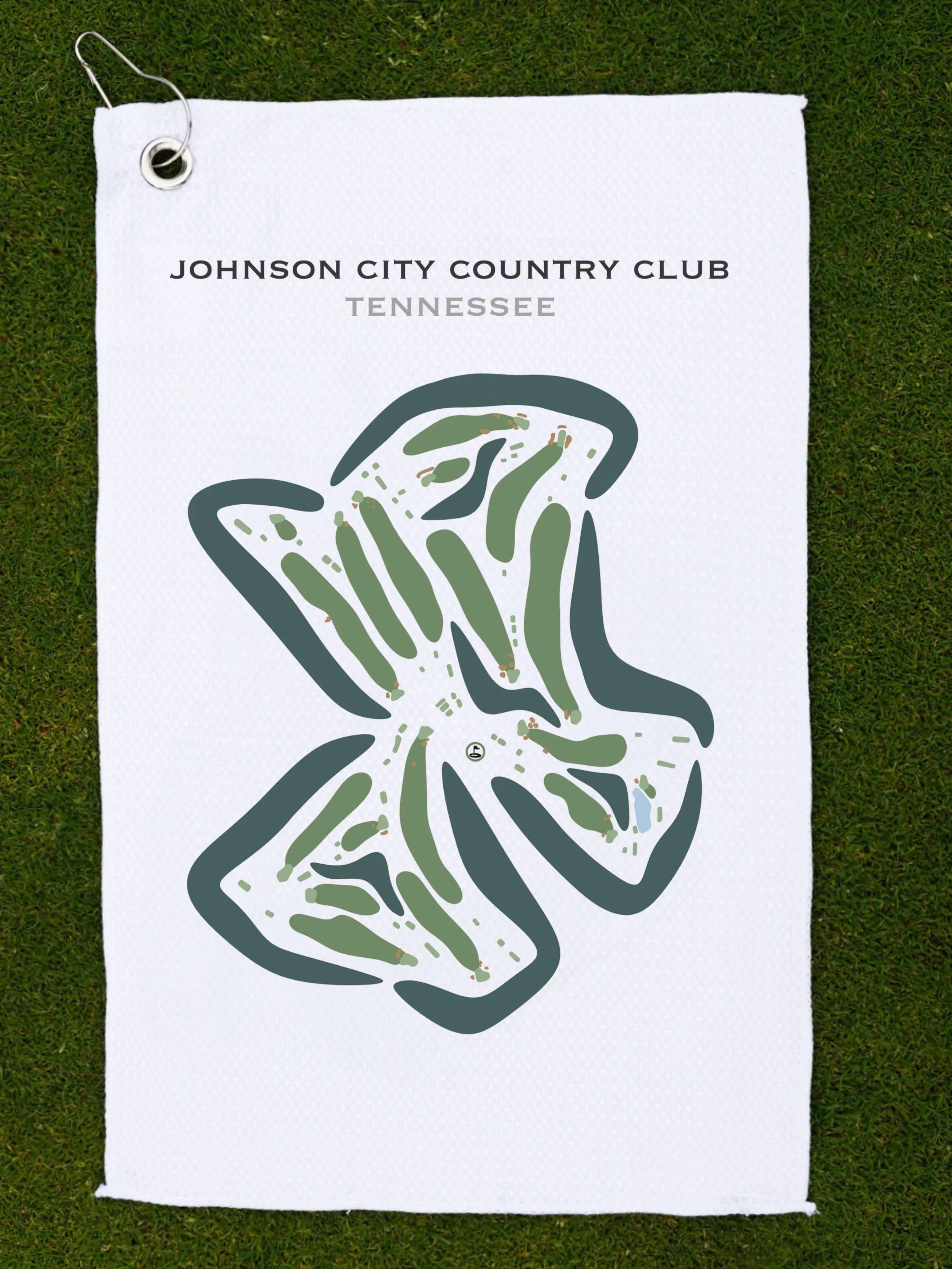 Johnson City Country Club, Tennessee - Printed Golf Courses