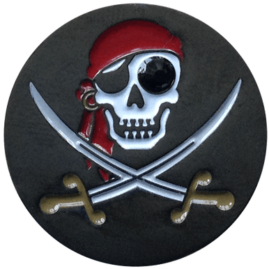 Jolly Roger Pirate Ball Marker & Hat Clip by ReadyGOLF