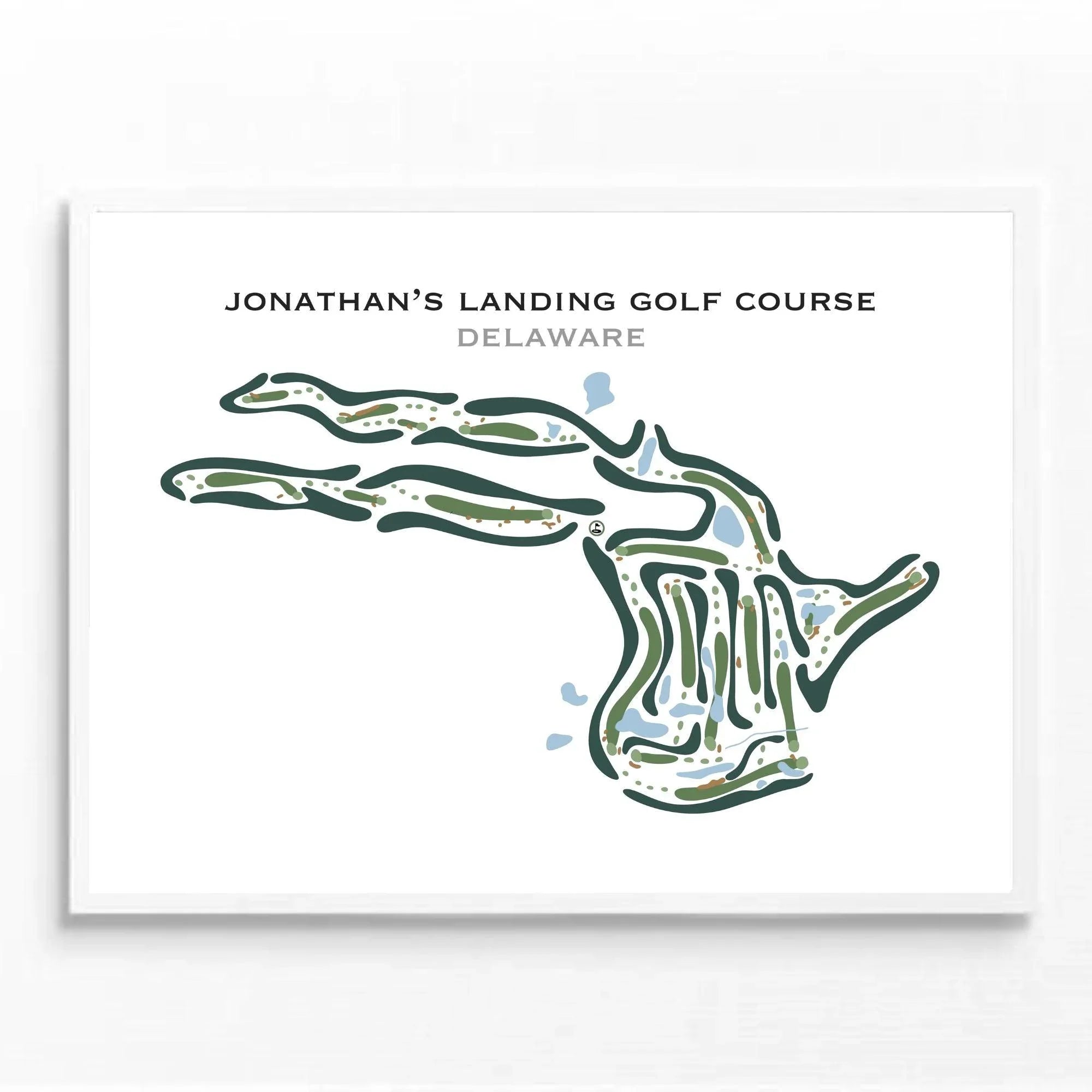 Jonathan's Landing Golf Course, Delaware - Printed Golf Courses