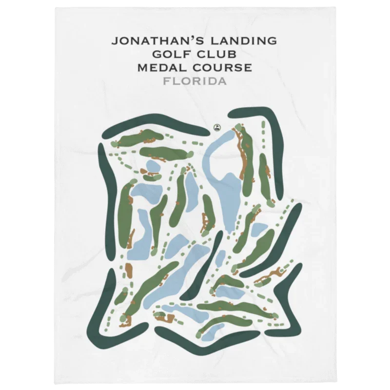 Jonathan's Landing Golf Club- Medal Course, Florida - Printed Golf Courses