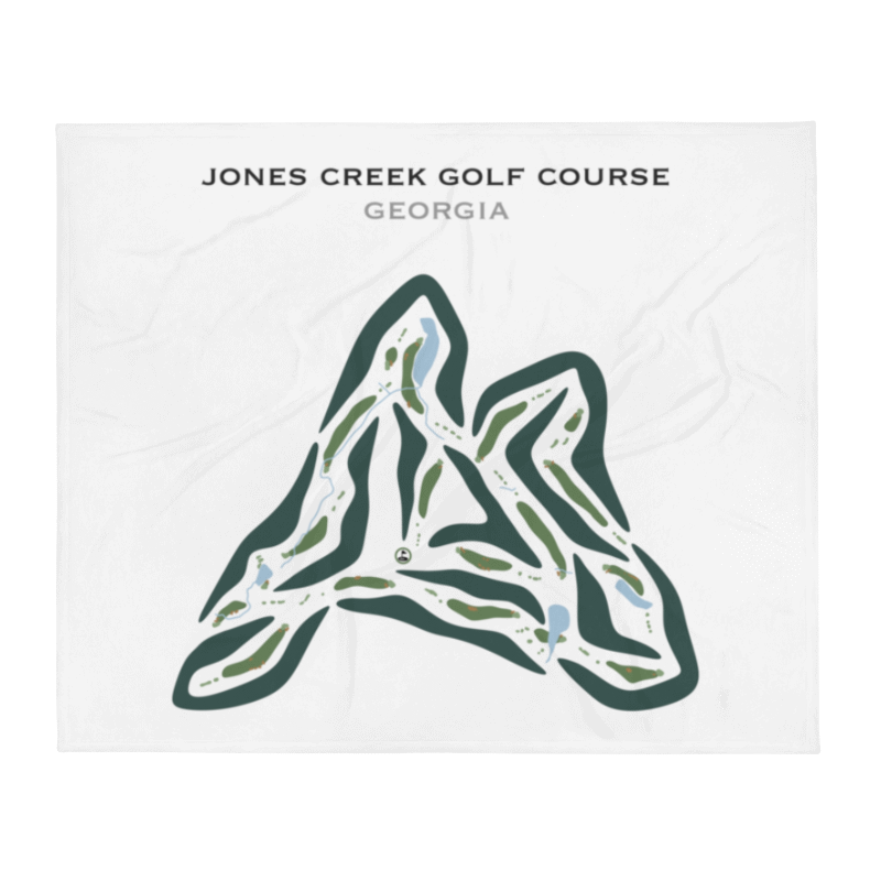 Jones Creek Golf Course, Georgia - Printed Golf Courses