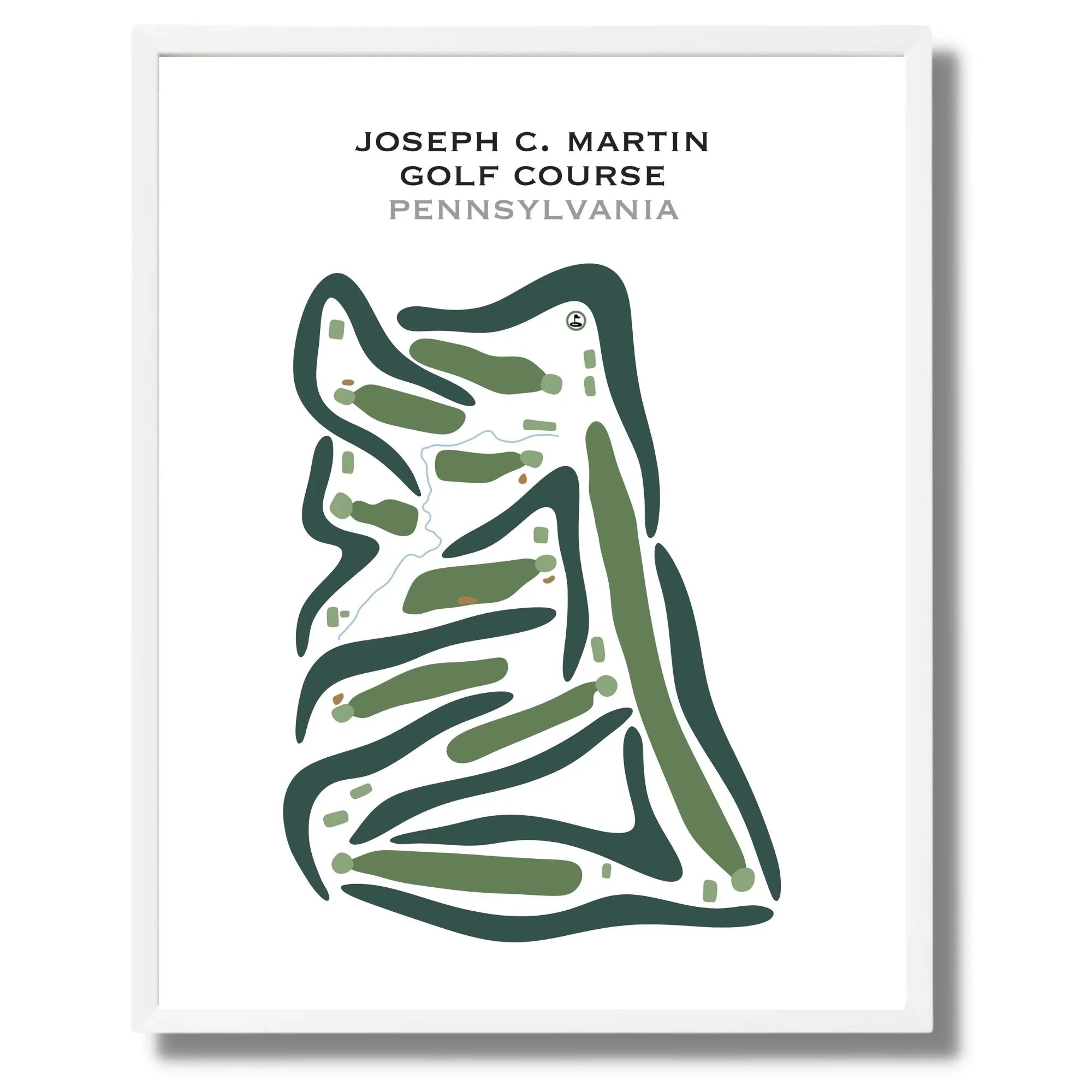 Joseph C. Martin Golf Course, Pennsylvania - Printed Golf Courses
