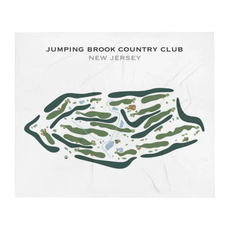 Jumping Brook Country Club, New Jersey - Printed Golf Course