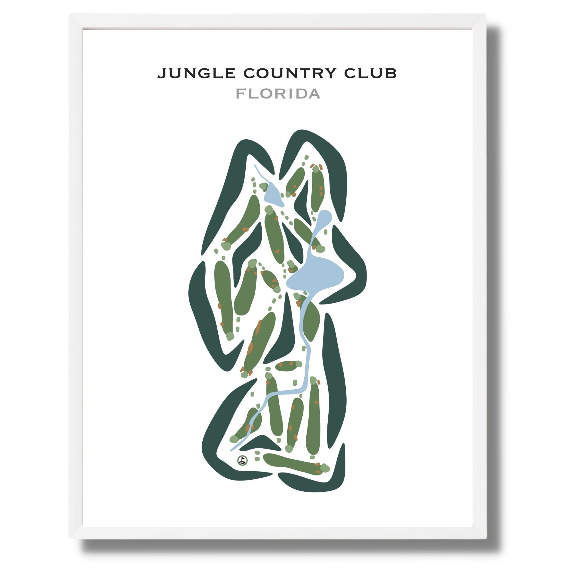 The Jungle Country Club, Florida - Printed Golf Courses