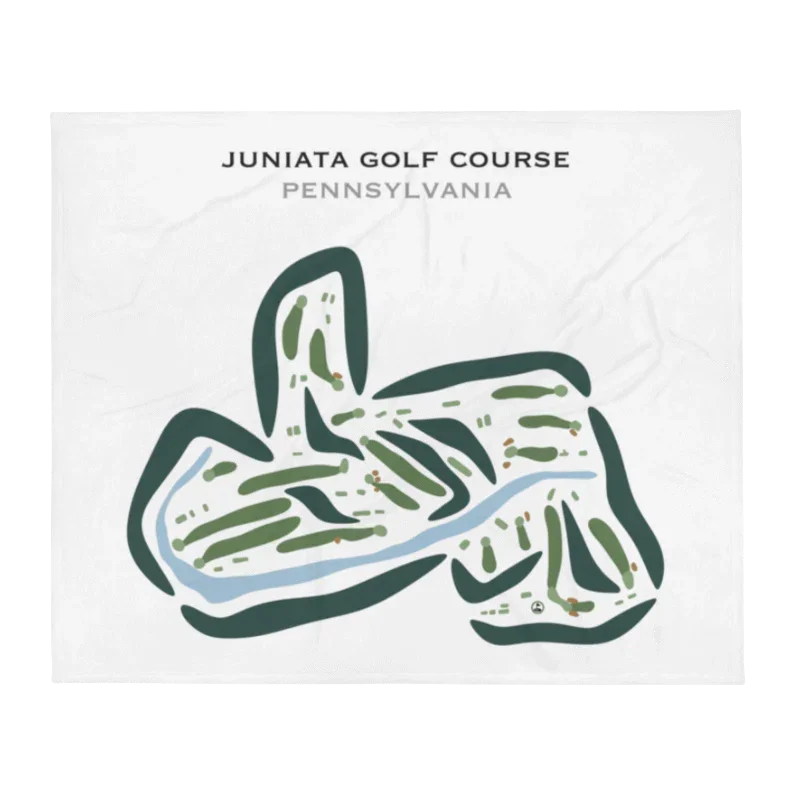 Juniata Golf Club, Pennsylvania - Printed Golf Course