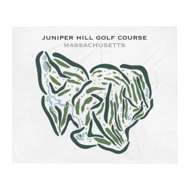 Juniper Hill Golf Course, Massachusetts - Printed Golf Courses