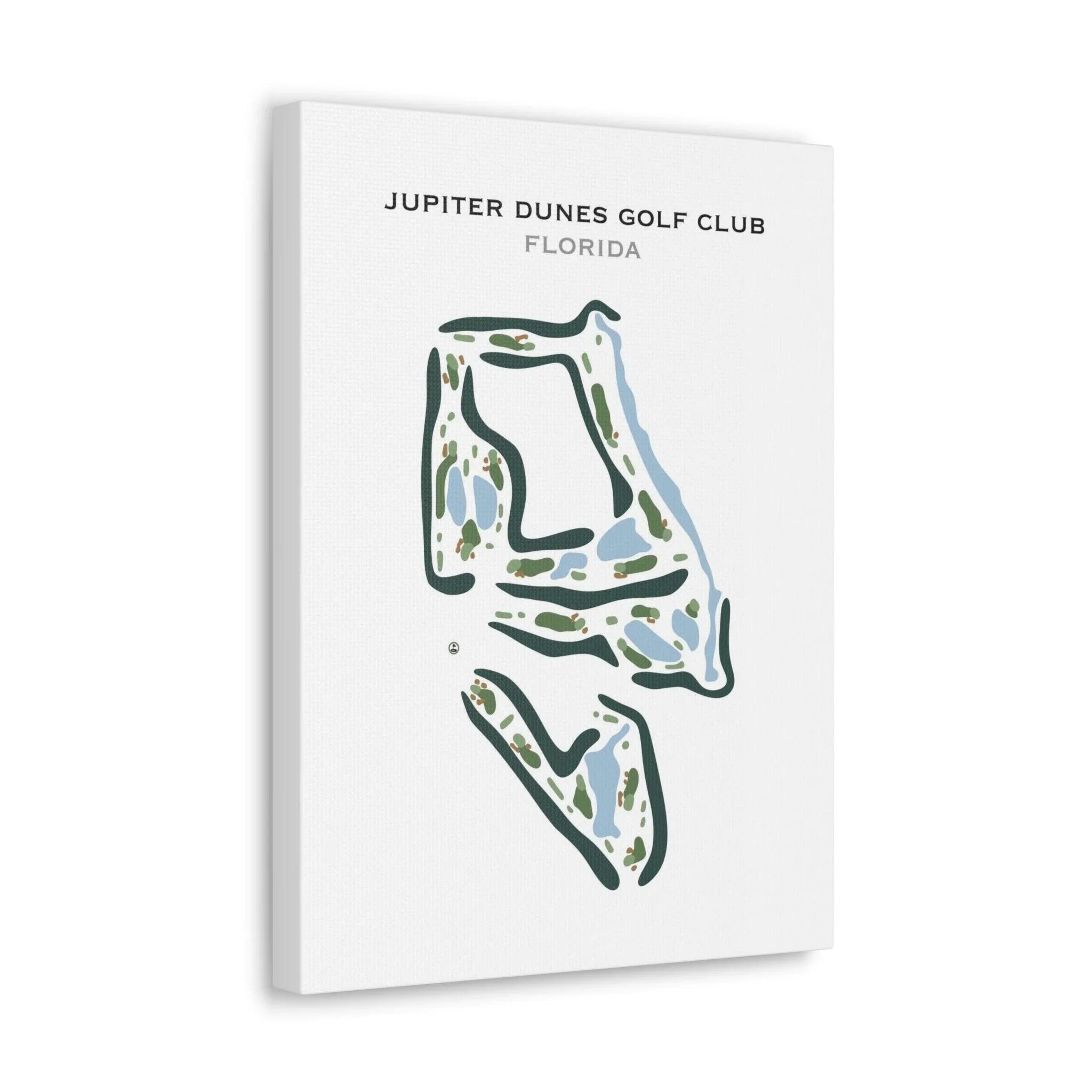 Jupiter Dunes Golf Club, Florida - Printed Golf Course
