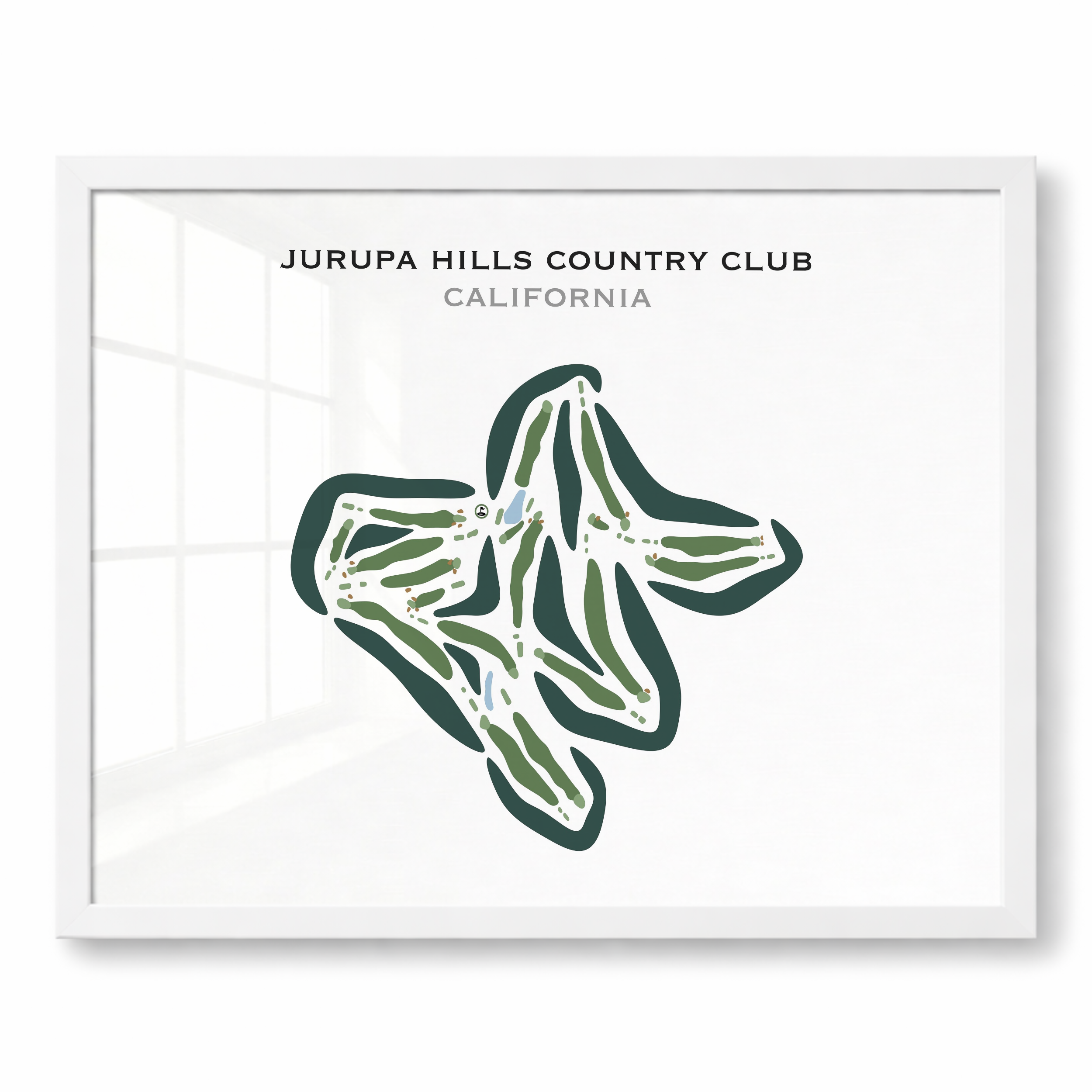 Jurupa Hills Country Club, California - Printed Golf Courses