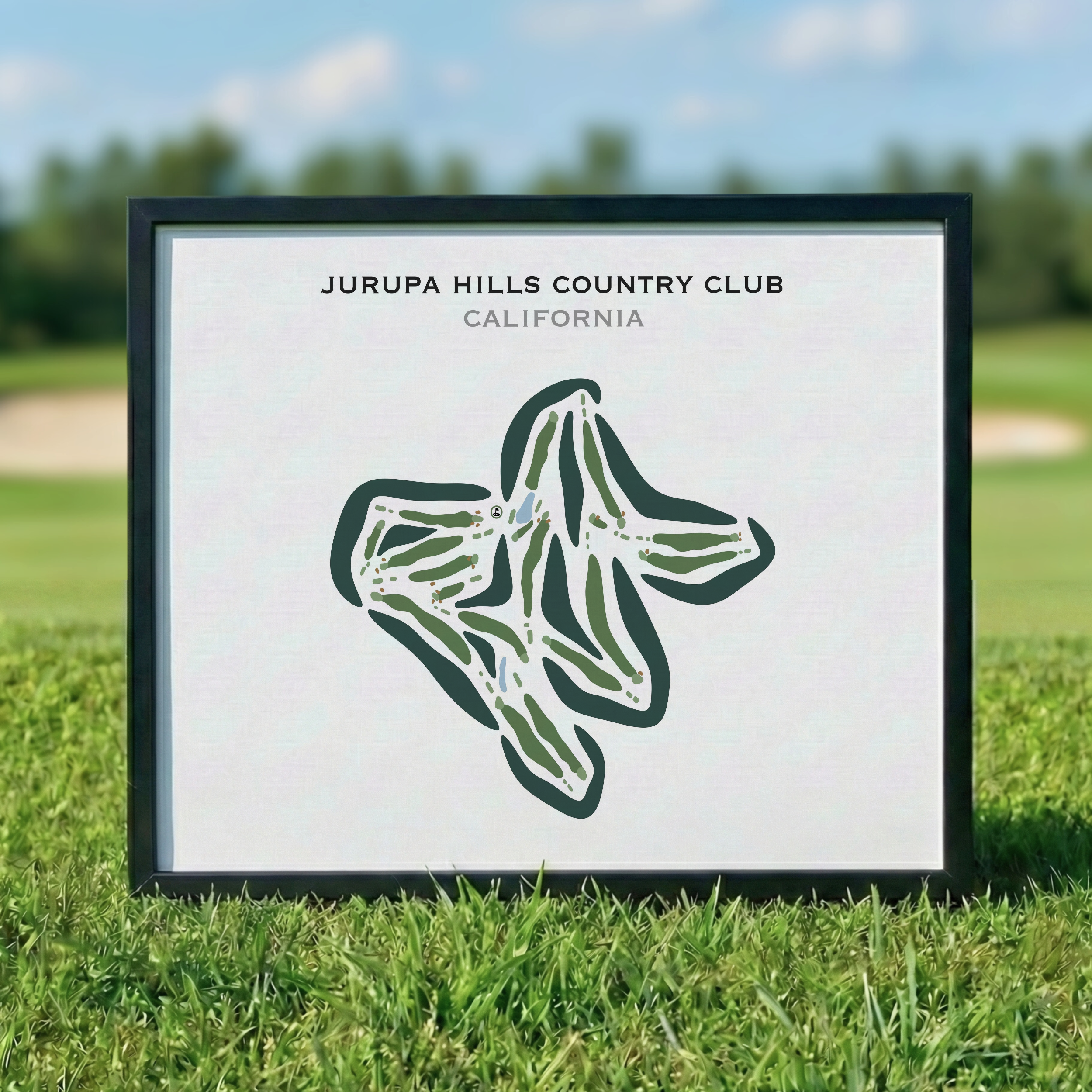 Jurupa Hills Country Club, California - Printed Golf Courses