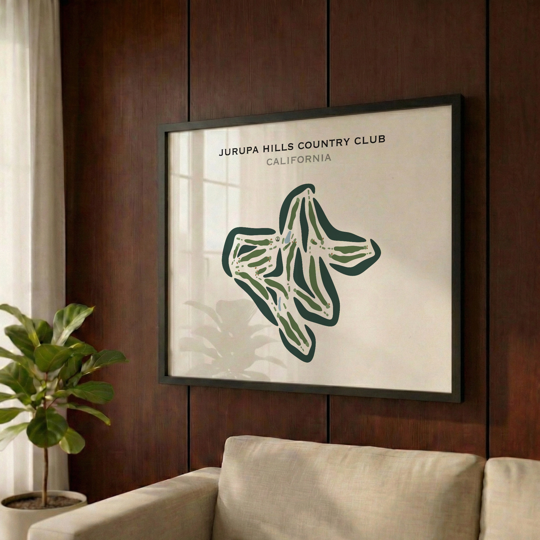 Jurupa Hills Country Club, California - Printed Golf Courses