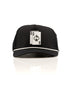 Ace/King Black - Perforated Rope Hat