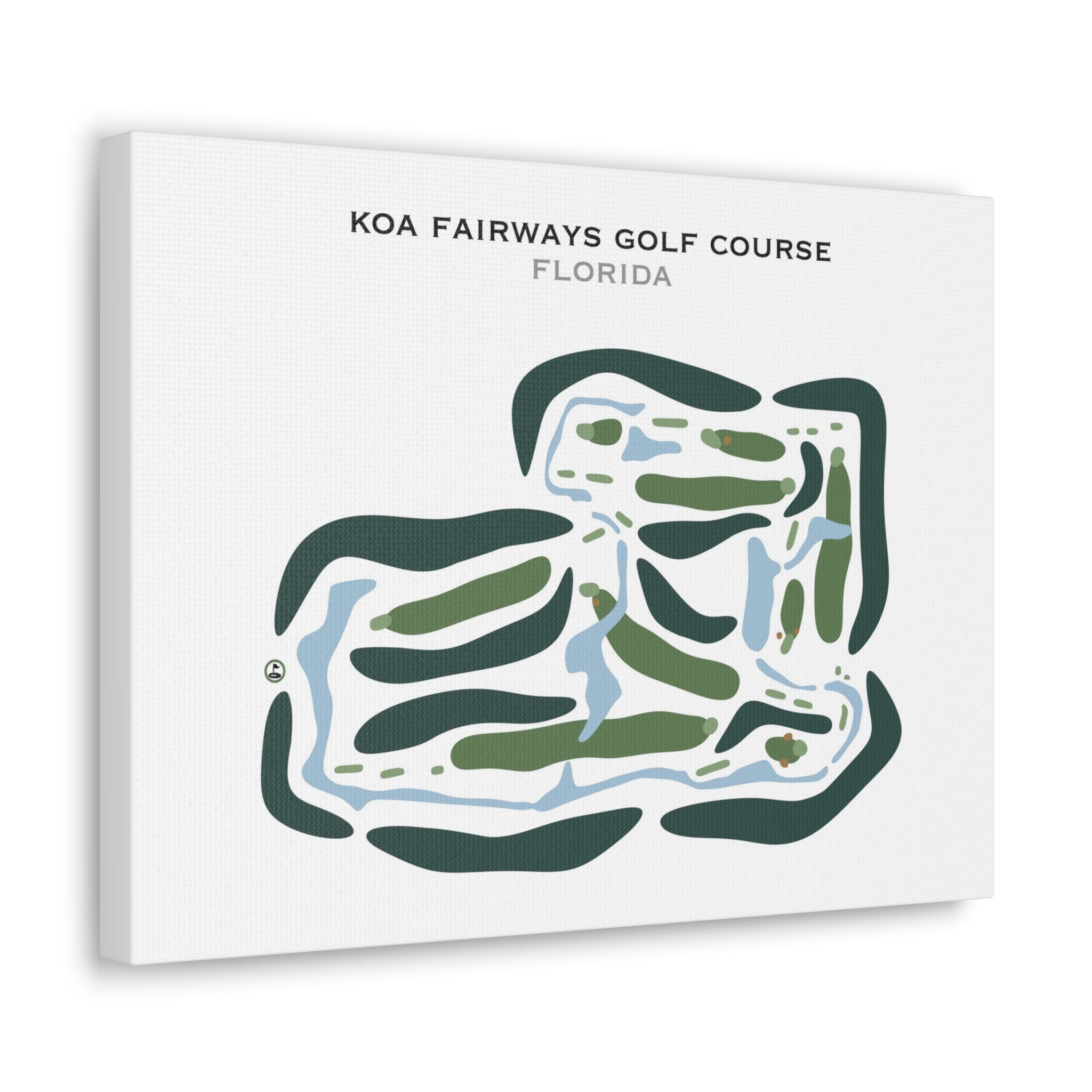 KOA Fairways Golf Course, Florida - Printed Golf Courses