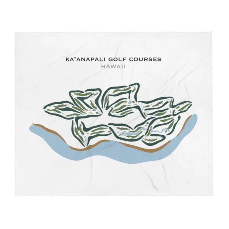 Ka'anapali Golf Courses, Hawaii - Printed Golf Courses