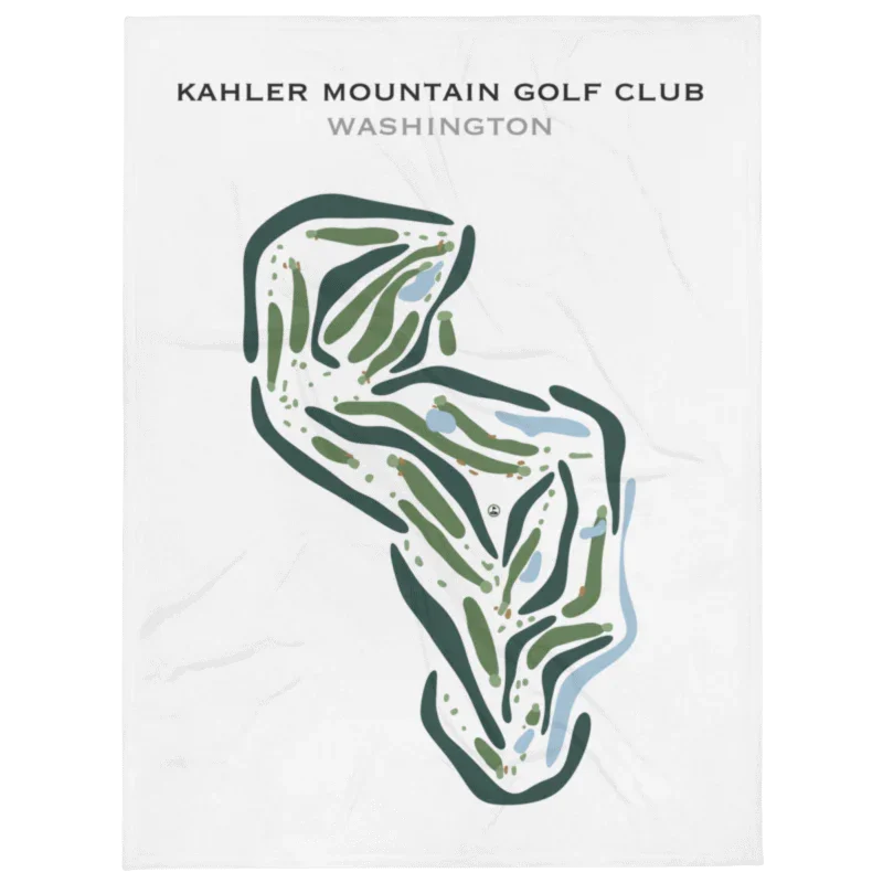 Kahler Mountain Golf Club, Washington - Printed Golf Courses