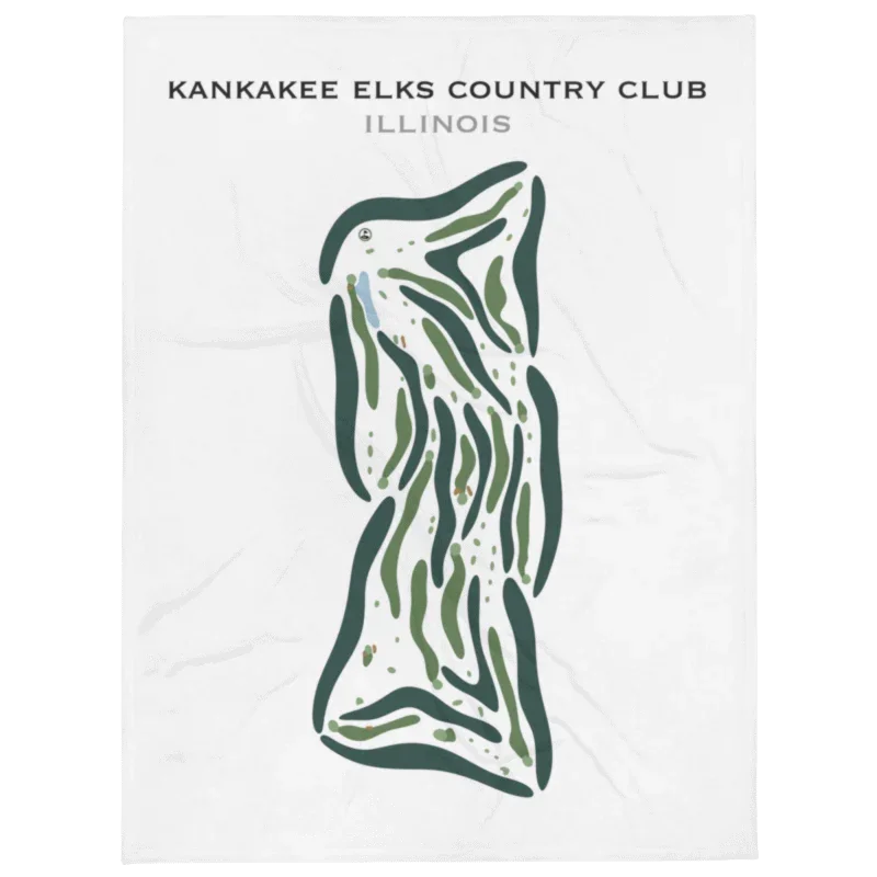 Kankakee Elks Country Club, Illinois - Printed Golf Courses