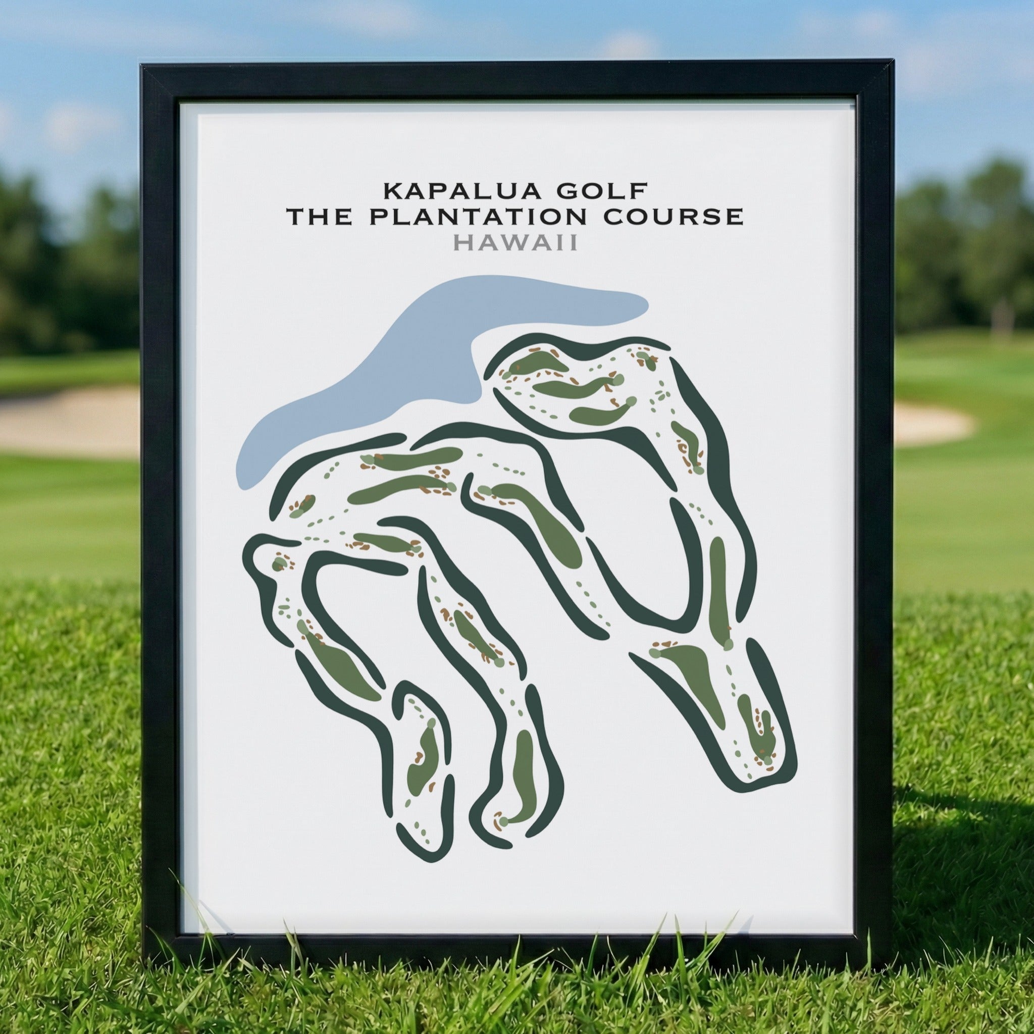 Kapalua Golf , The Plantation Course, Hawaii - Printed Golf Courses