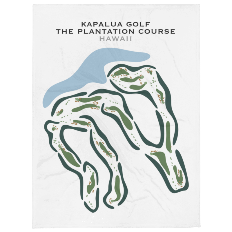 Kapalua Golf , The Plantation Course, Hawaii - Printed Golf Courses